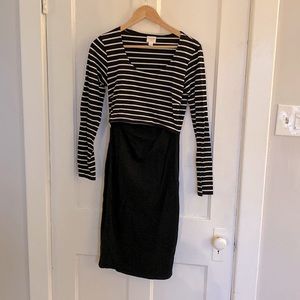 Striped Nursing Dress By Boob Design